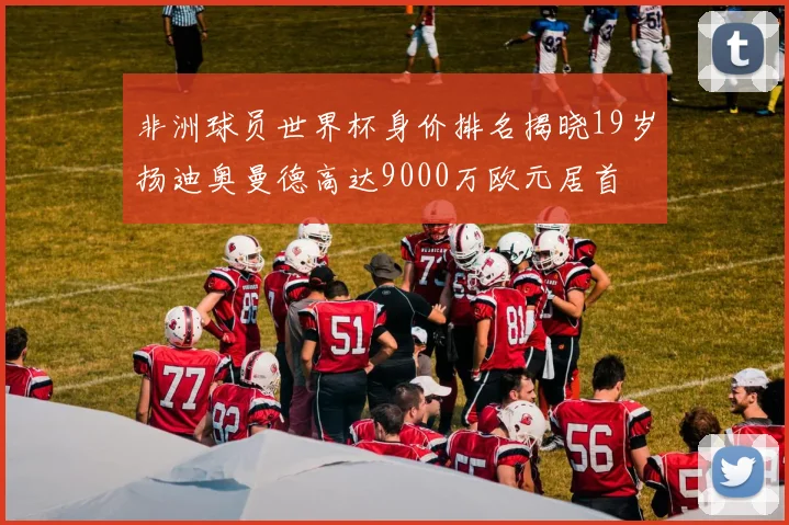 非洲球员世界杯身价排名揭晓19岁扬迪奥曼德高达9000万欧元居首